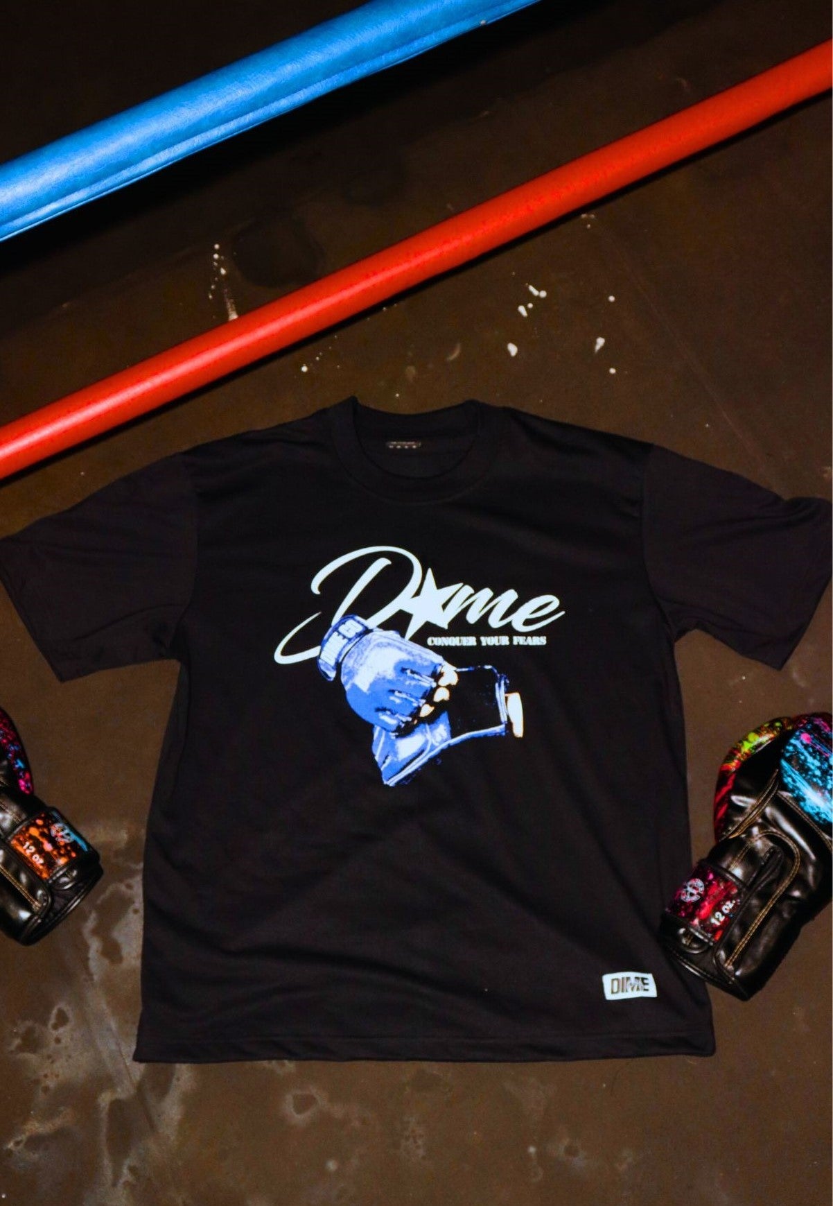 Dime - Conquer (Black Tee)