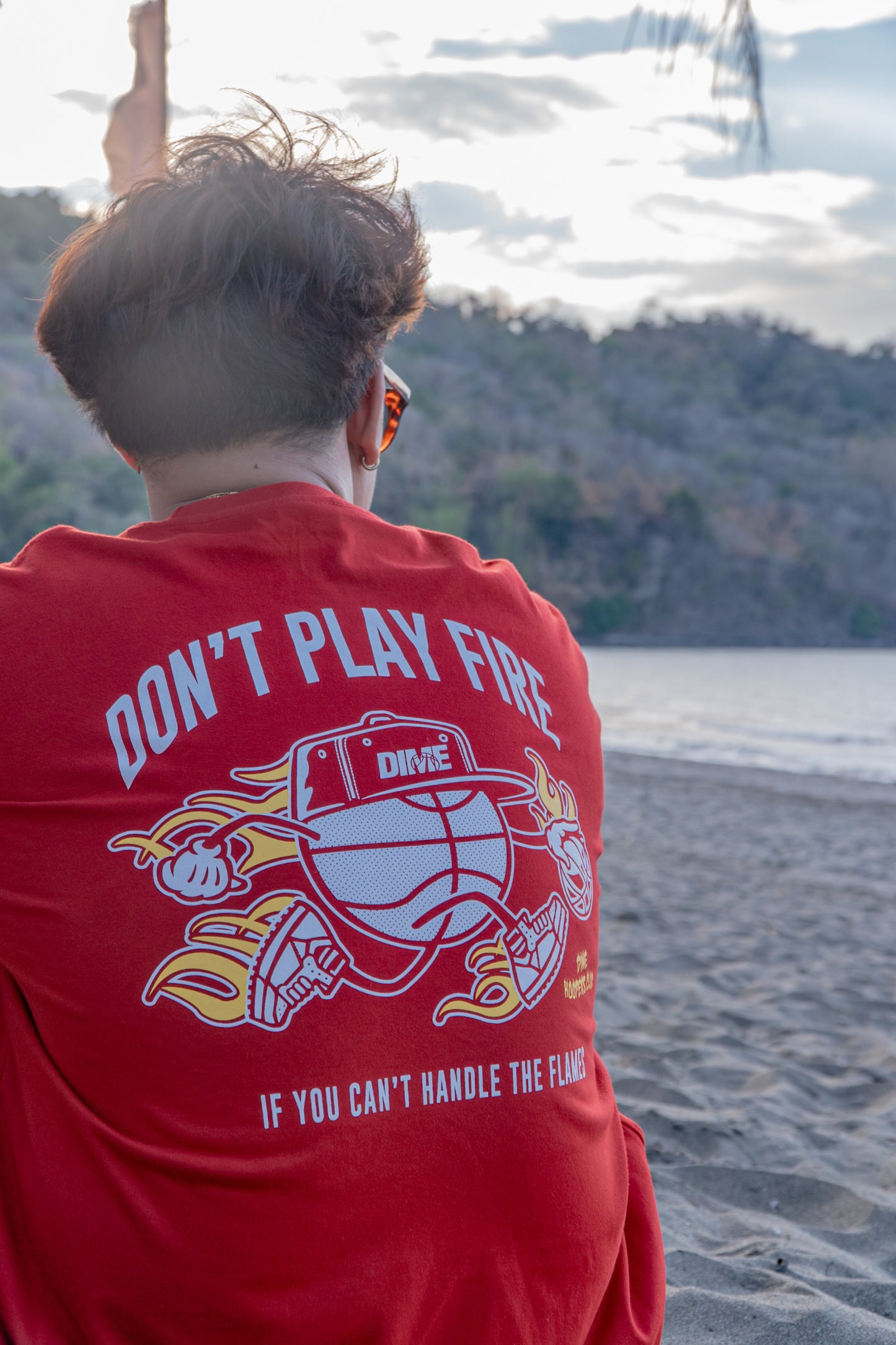Dime - On Fire (Red Tee)