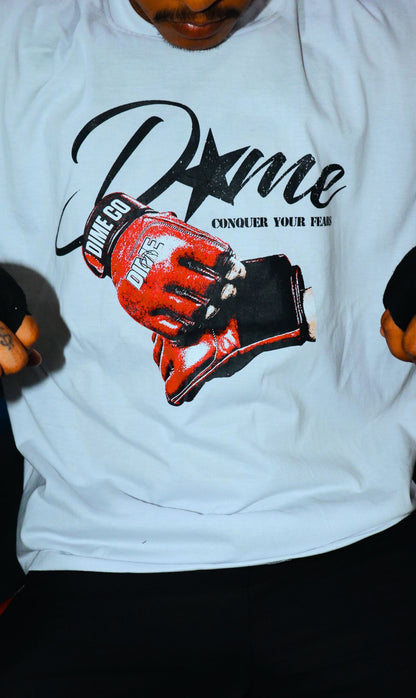 Dime - Conquer (White Tee)