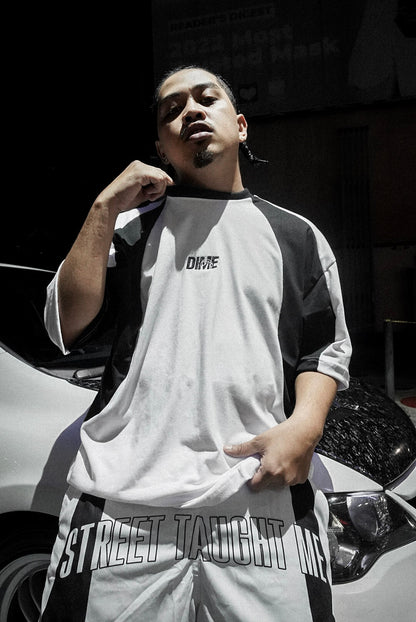 Dime - Speed Baggy Shorts / (White/Black)