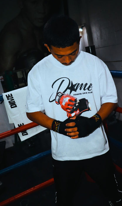 Dime - Conquer (White Tee)