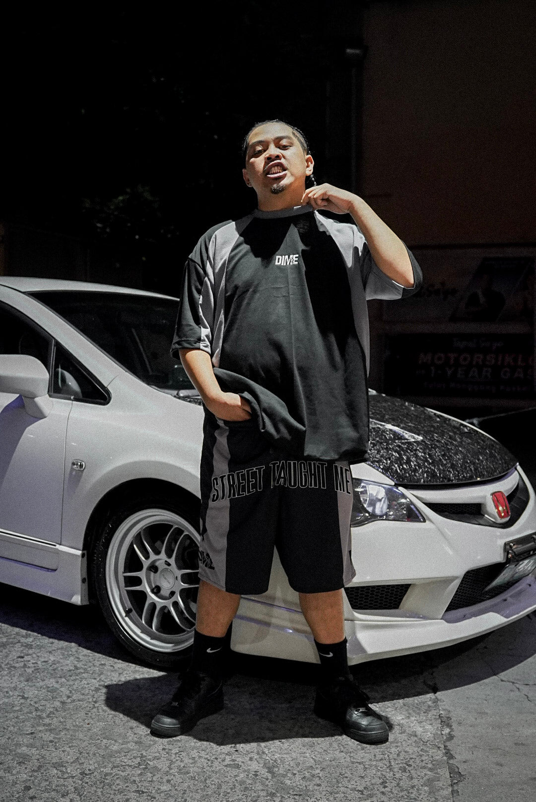Dime - Speed Baggy Shorts / DRI-FIT (Black/Gray)