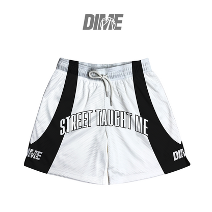 Dime - Speed Baggy Shorts / (White/Black)