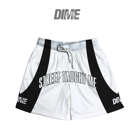Dime - Speed Baggy Shorts / (White/Black)